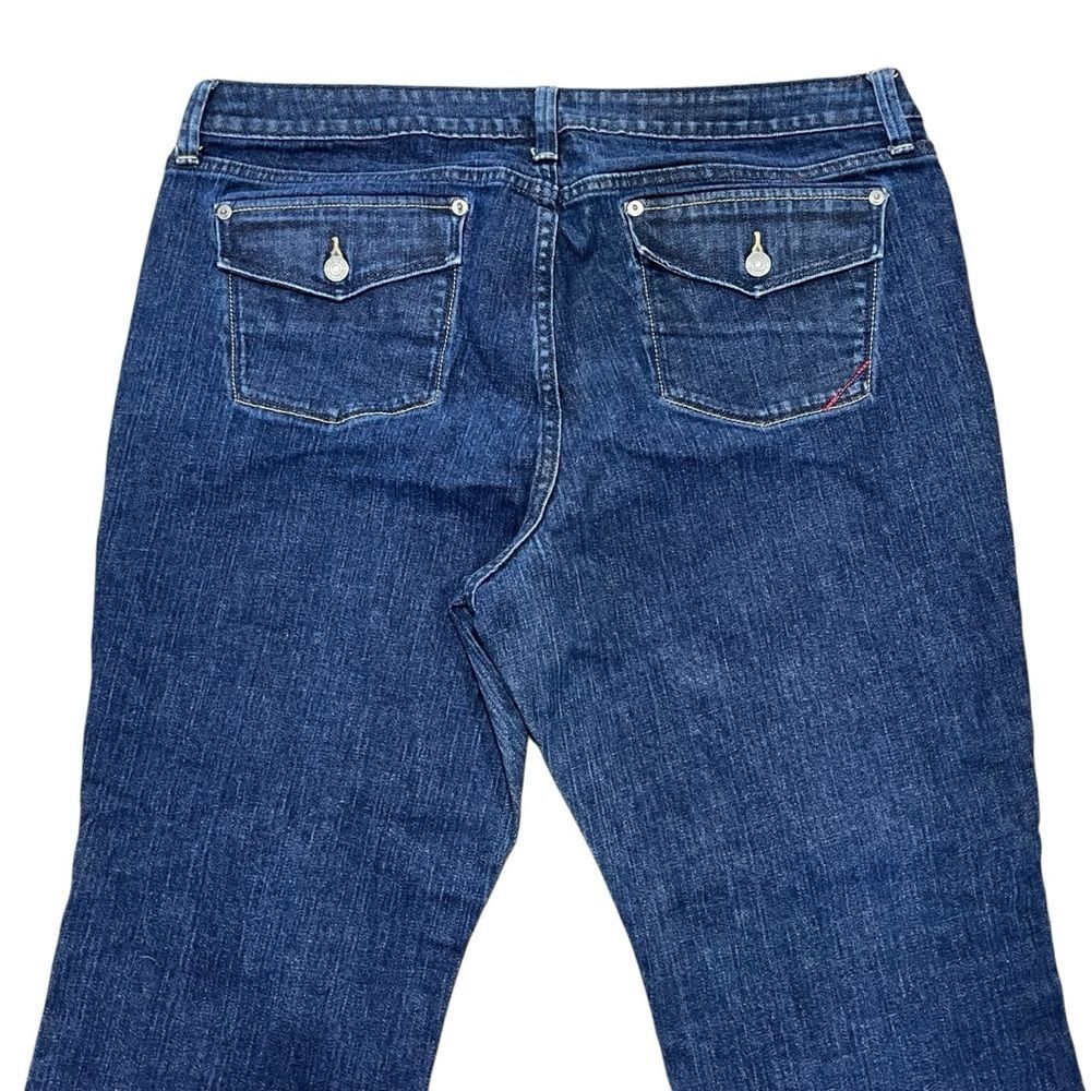 Banana Republic Wide Leg Jeans Urban Stretch Medium Wash Mid Rise Blue Denim - Picture 3 of 13